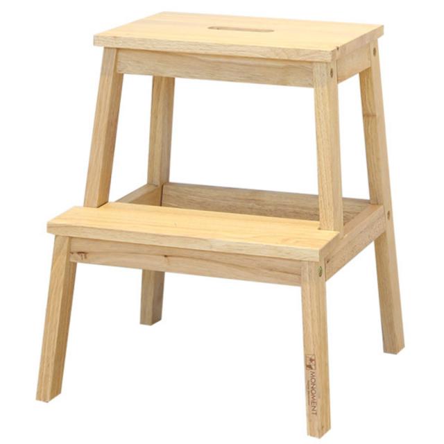 모노먼트 조립식 원목스텝스툴, 원목