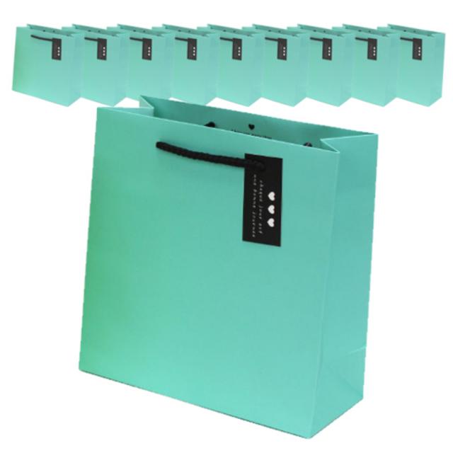 포포팬시 컬러팝 쇼핑백, 민트