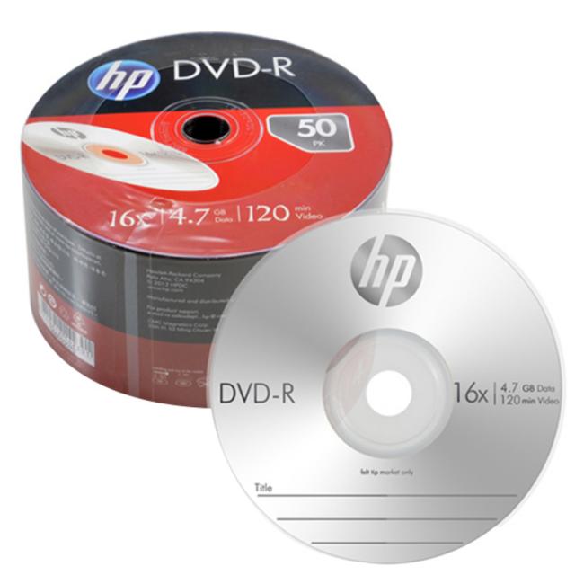 Hp Dvd R 공디스크 16x 4.7gb 50p 벌크 팩 단일 상품