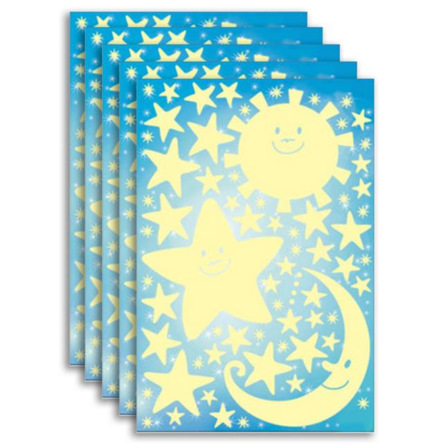 환타스틱스 야광별 스티커 5p, 해와별과달 (NS32)