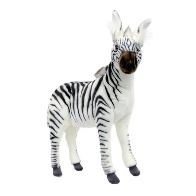 한사토이 동물인형 2354 얼룩말10 Zebra 41cm 흰색