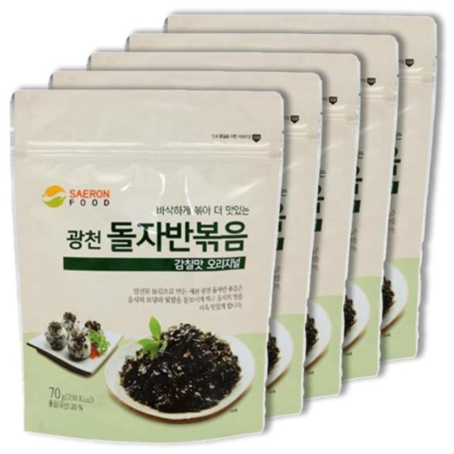 새론 광천 돌자반볶음 감칠맛 오리지널 70g 5개입