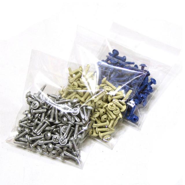 리버그린 칼라피스 6 x 16 mm 은색 100p + 청색 100p + 아이보리 100p, 1세트