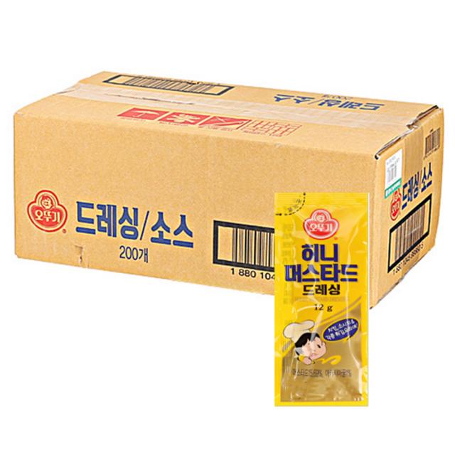오뚜기 허니머스타드, 12g, 200개입