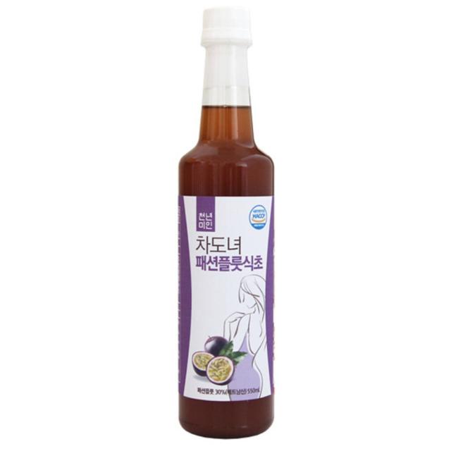 천년미인 차도녀 패션플룻 식초, 550ml, 1개