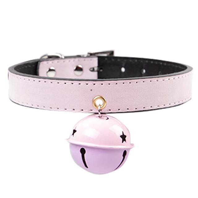 이코디 마카롱 왕방울 강아지 목걸이 라벤더
