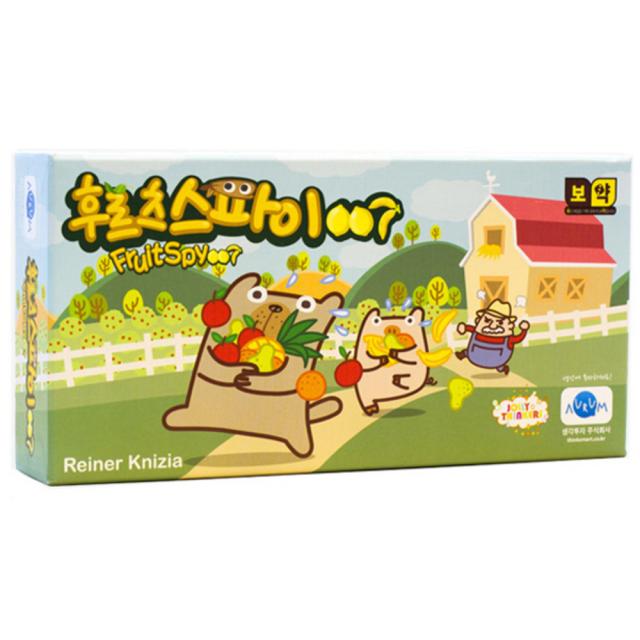 생각투자 후르츠 스파이007 보드게임, 혼합 색상