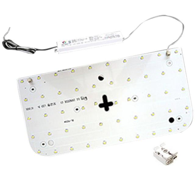 나래이엔지 Led 사각방등 25w 기판 세트 주광색 1세트