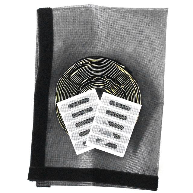 쾌청 벨크로 일반방충망 회색 + 검정벨크로 + 물구멍방충망 10p, 1세트