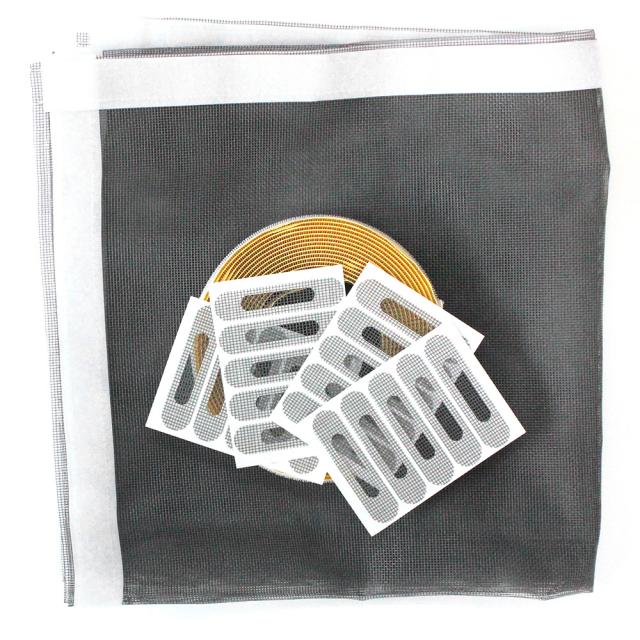 쾌청 일반방충망 회색 + 흰색벨크로 + 물구멍방충망 20p, 1세트