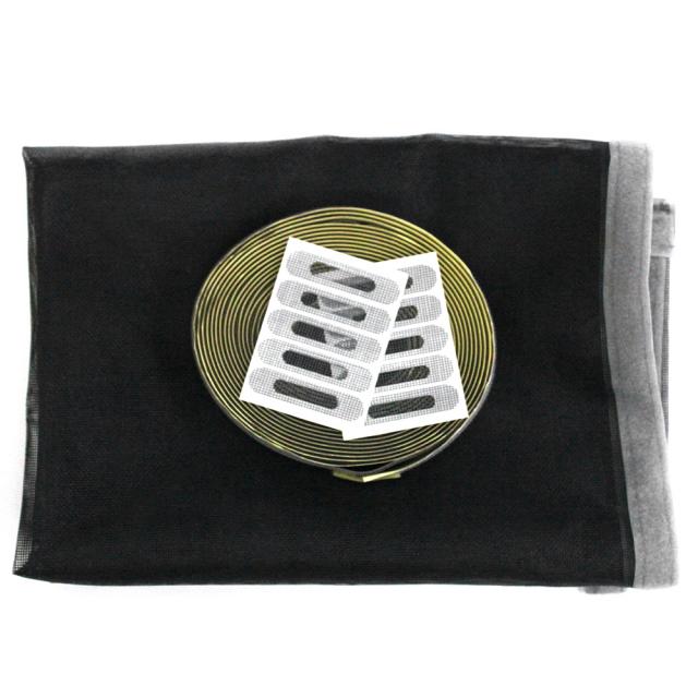 쾌청 일반방충망 검정 + 회색벨크로 + 물구멍방충망 10p, 1세트