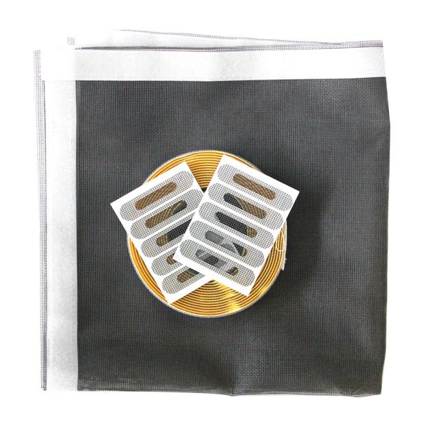 쾌청 일반방충망 회색 + 흰색벨크로 + 물구멍방충망 10p, 1세트