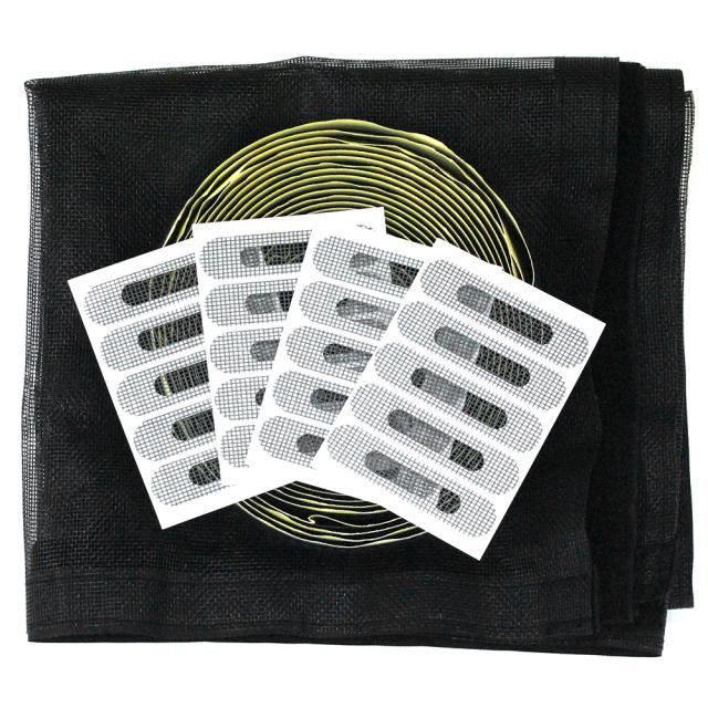 쾌청 검정벨크로 일반 방충망 검정 + 물구멍방충망 20p, 1세트