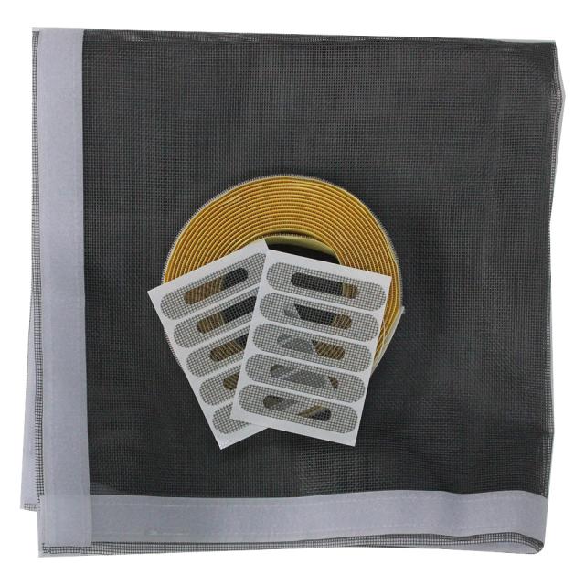 쾌청 흰색벨크로 촘촘방충망 회색 + 물구멍방충망 10p, 1세트