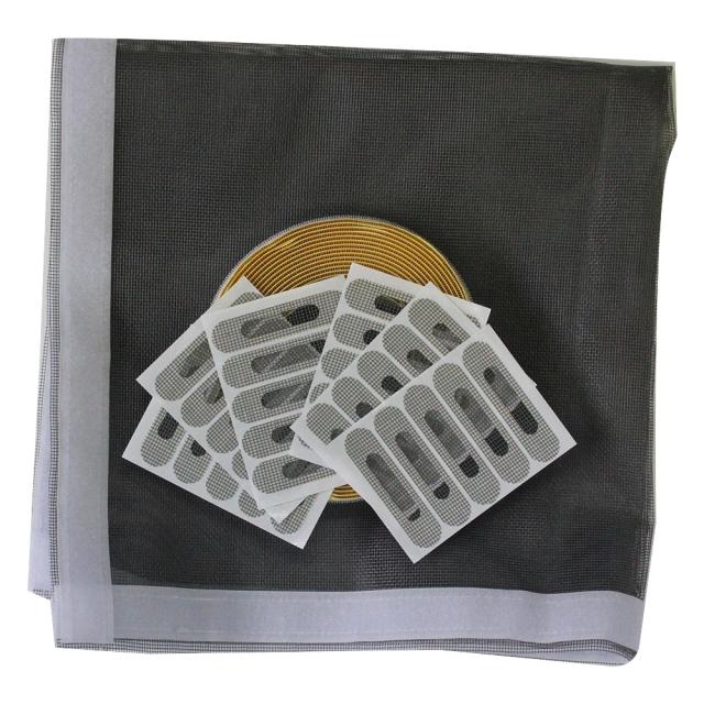 쾌청 흰색벨크로 촘촘방충망 회색 + 물구멍방충망 30p, 1세트