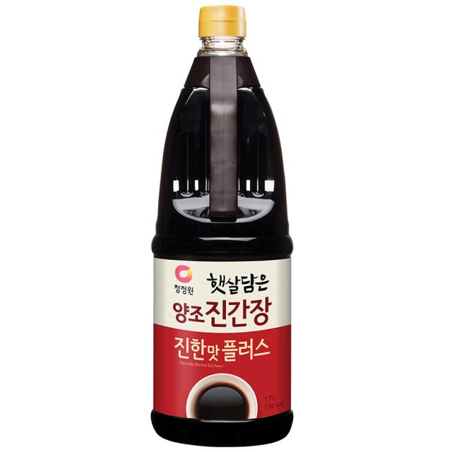 청정원 양조진간장 진한맛플러스, 1.7L, 1개