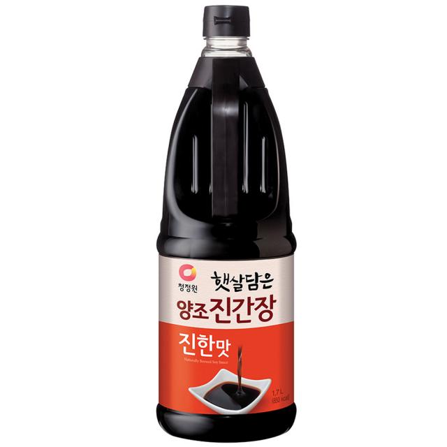 청정원 햇살담은 양조진간장 진한맛, 1.7L, 1개
