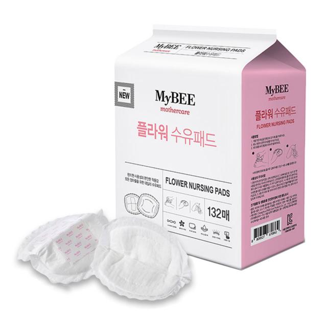 마이비 플라워 수유패드 132매 1팩