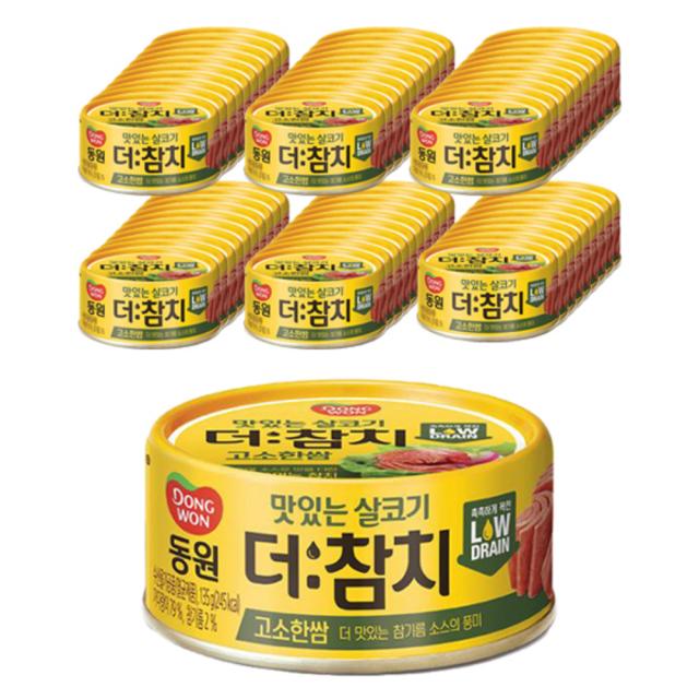 동원에프엔비 더참치 고소한쌈, 90g, 60개입