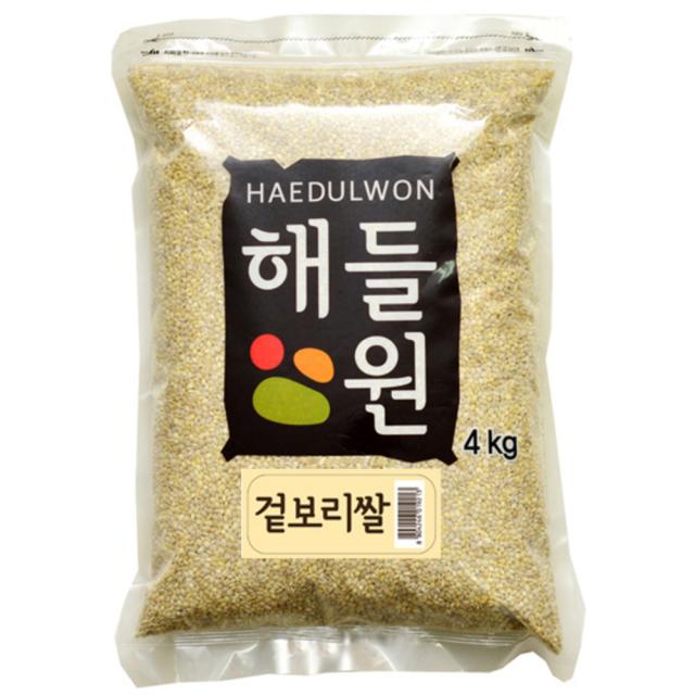 해들원 겉보리쌀, 4kg, 1개