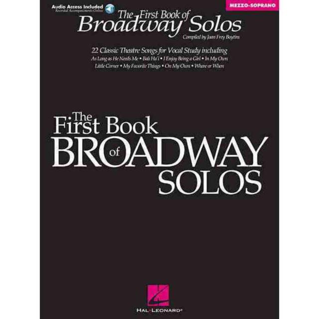 First Book of Broadway Solos: Mezzo-Soprano, Hal Leonard Corp