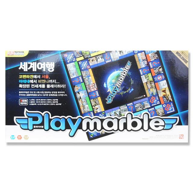 가가 플레이마블 세계여행 월드와이드 보드게임 혼합 색상