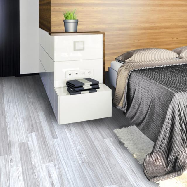 데코미 우드패널 바닥용 시트지, 애쉬그레이(JP-014)