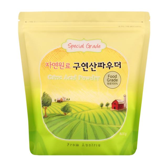 자연원료 구연산파우더, 800g, 1개