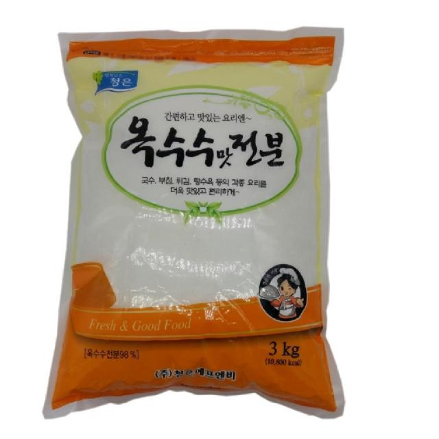 청은 옥수수맛 전분, 3kg, 1개