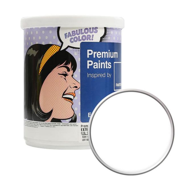 노루페인트 팬톤 외부용 실외 벽면 무광 페인트 1l White