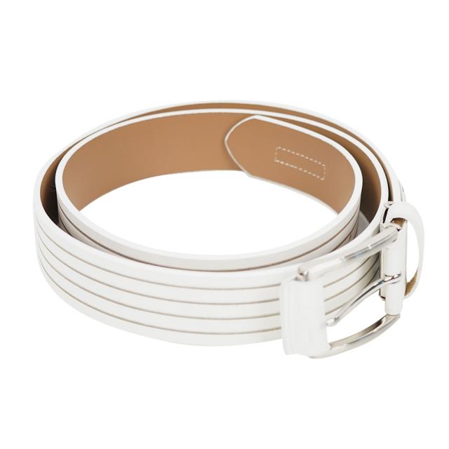 그린조이 남 솔리드 벨트, 백색(GOE1LA77M-W1)