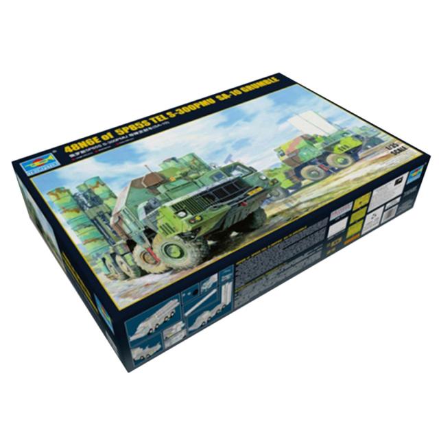 Trumpeter 1:35 러시아 5P85S S-300PMU 발사 전차 SA-10 프라모델, 1개