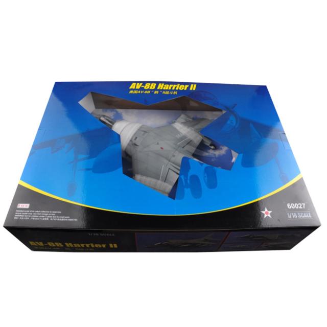 Merit 1:18 US AV-8B Harrier 2 전투기 프라모델 완성품, 1개