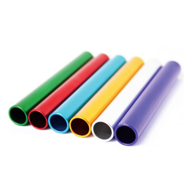 아이워너 알루미늄 릴레이 바톤 시니어 6p, 그린, 레드, 블루, 골드, 실버, 네이비, 1세트