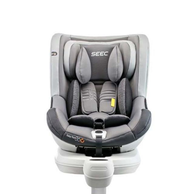 시크 이지턴 360 회전형 카시트 일체형, 실버 그레이