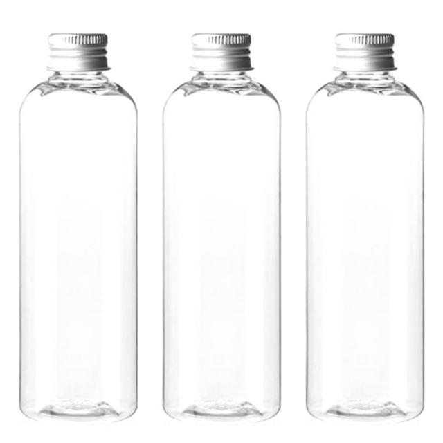 병도매닷컴 AT500 투명28 음료용기 알루미늄 실버캡, 500ml, 3개입