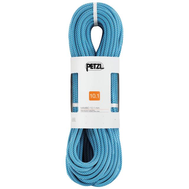 페츨 고난이도 클라이밍 진행용 싱글 로프 맘보 10.1mm AP-R32W40 AB, 블루