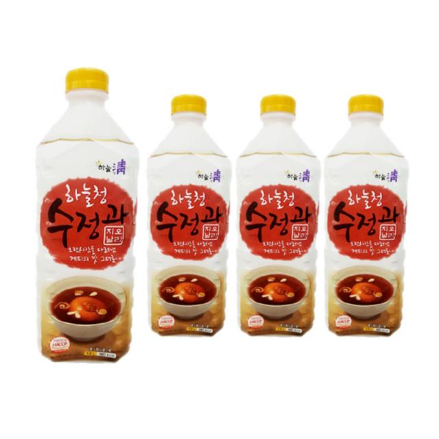 하늘청 오리지날 수정과, 1.8L, 4개