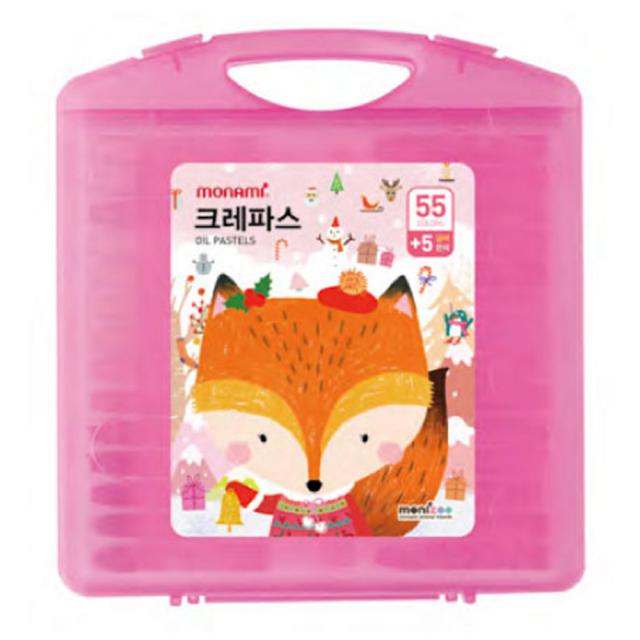 모나미 모니주 크레파스 24색 여 60색