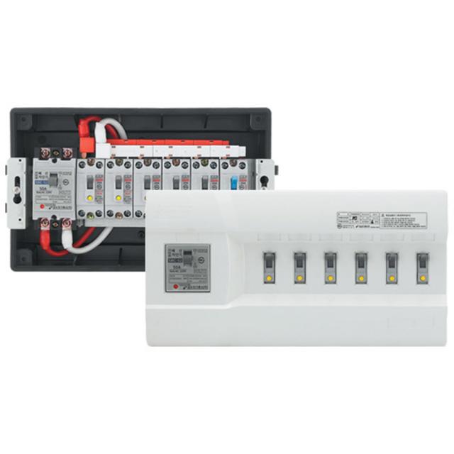 상도전기통신 노출형 분전함 50AF 6회로 차단기 포함 세트, 1세트