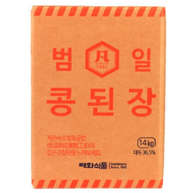 범일 콩된장 특대입자, 14kg, 1개