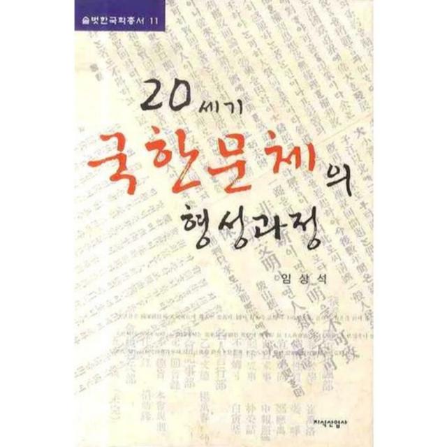 20세기 국한문체의 형성과정 - 11 (솔벗 한국학 총서), 지식산업사