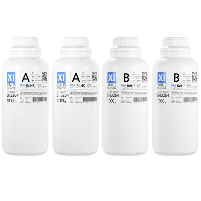 시너스 몰드용 실리콘 경도20 Sh3264 1000g 4개