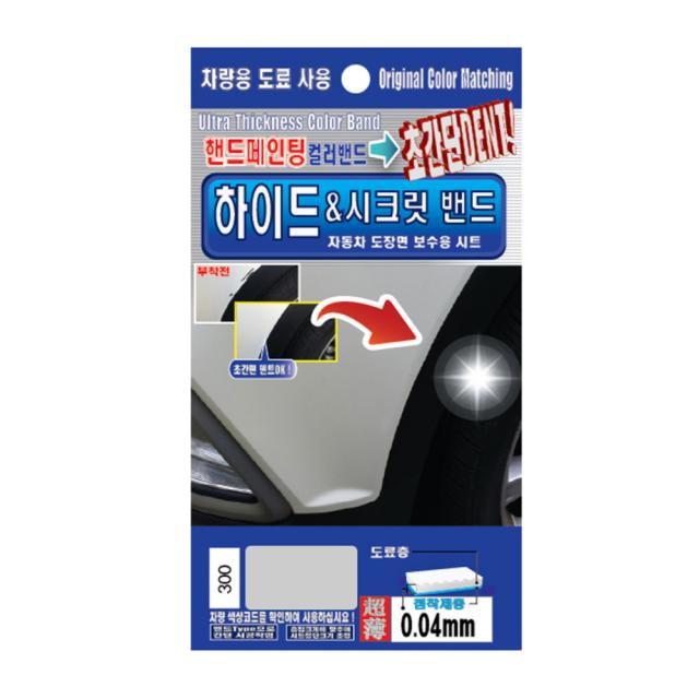 렉스디 수입차용 하이드&시크릿 밴드 도료 핸드 페인팅 BMW/미니, 300 알파인 화이트