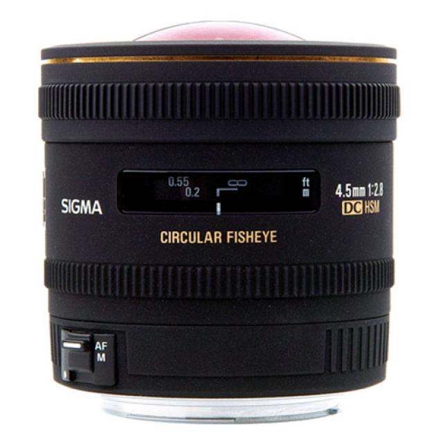 시그마 캐논 마운트 천칭어안 카메라 렌즈 APS-C 4.5mm F2.8, 단일 상품