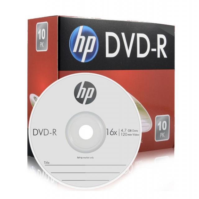 Hp Dvd R 슬림케이스 공디스크 16x 4.7gb 10p 단일 상품