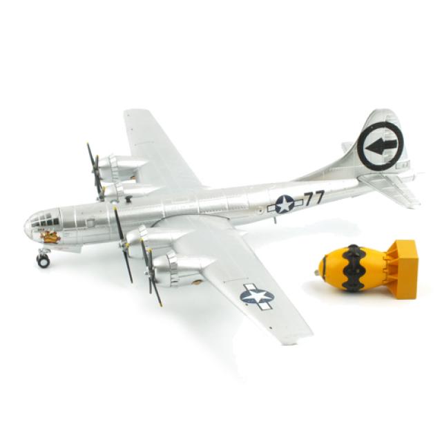 AirForce1 레프리카 1/144 Boeing B-29 Superfortress BOCKSCAR 다이캐스트 AFO704052SI, 혼합 색상