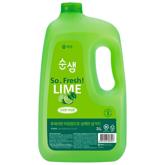 순샘 라임 주방세제 3l 1개