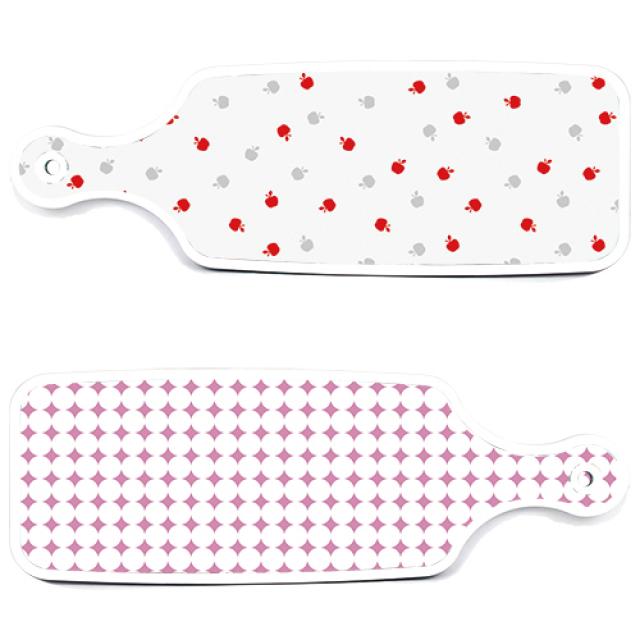 로엠디자인 서빙 도마 보드 2p 원형패턴 파스텔핑크 세트 원형패턴파스텔핑크 구색사과 1세트