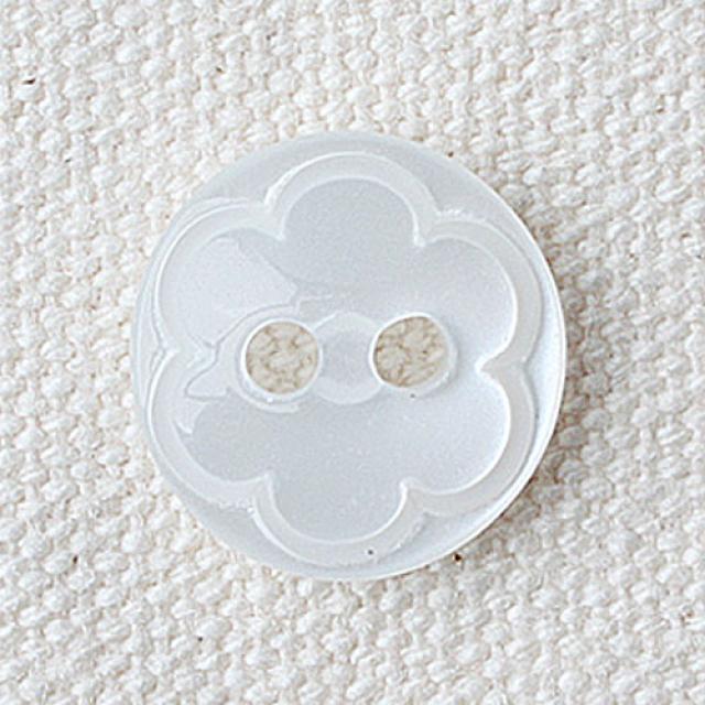 동화상가몰 꽃단추7 12mm 화이트 15개입